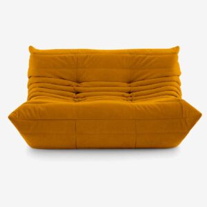 Sofa Togo dwuosobowa Ligne Roset Alcantara Curry